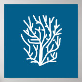 青いサンゴの水中競技生活 ポスター (正面)