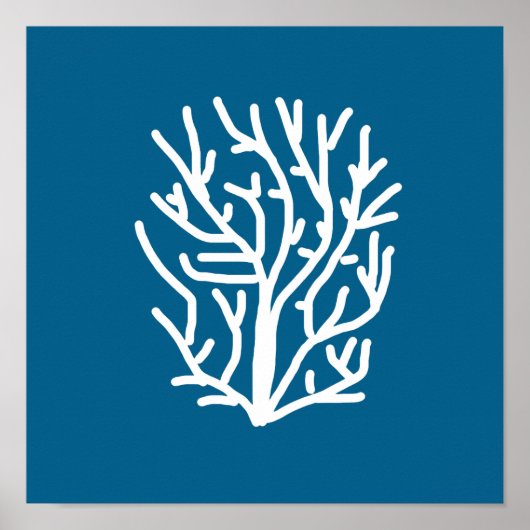 青いサンゴの水中競技生活 ポスター (正面)