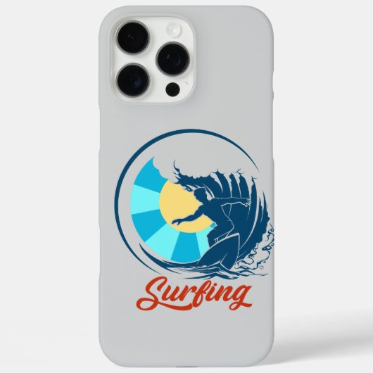 青いサーファー Case-Mate iPhoneケース (裏面)