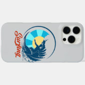 青いサーファー Case-Mate iPhoneケース (裏面 (横))