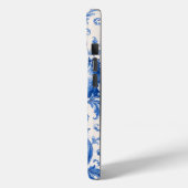 青いザクロの植物画柄フォンケース Case-Mate iPhoneケース (裏面 / 左)