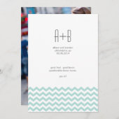 青いシェブロンか。 セーブザデート (正面/裏面)