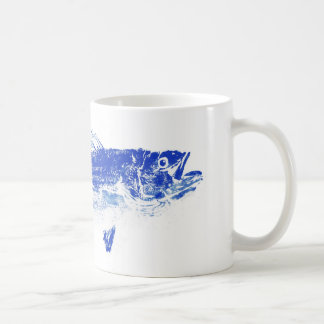 青いシマスズキ コーヒーマグカップ