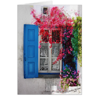 青いシャッター