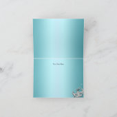 青いシャンデリアの仮面舞踏会のサンキューカード サンキューカード (内部)