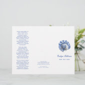 青いシーシェルのロゴパンフレット (スタンド正面)