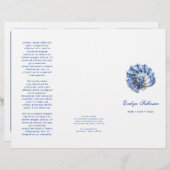 青いシーシェルのロゴパンフレット (正面/裏面)