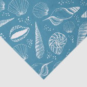 青いシーシェル海 薄葉紙 (詳細)