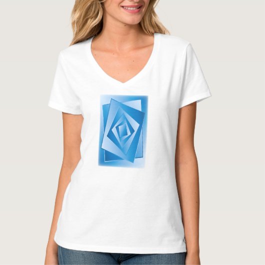 青いシート Tシャツ (正面)