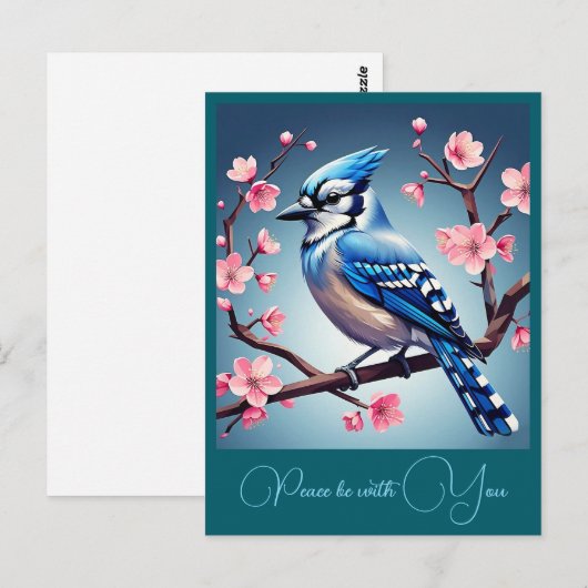 「青いジェイ」 ポストカード (正面/裏面)