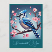 「青いジェイ」 ポストカード (正面)