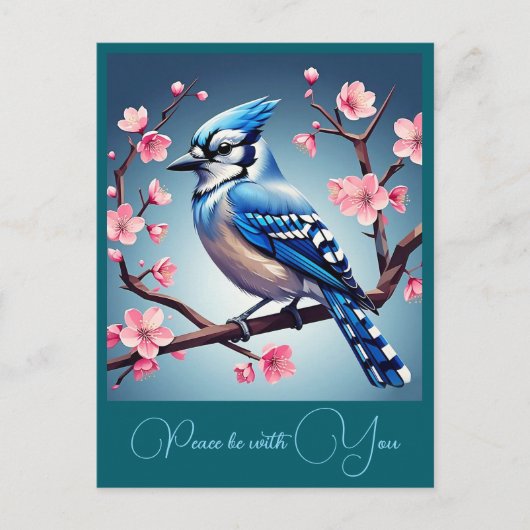 「青いジェイ」 ポストカード (正面)