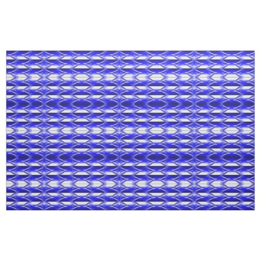 青いジグザグ ファブリック (ファットクウォーター)