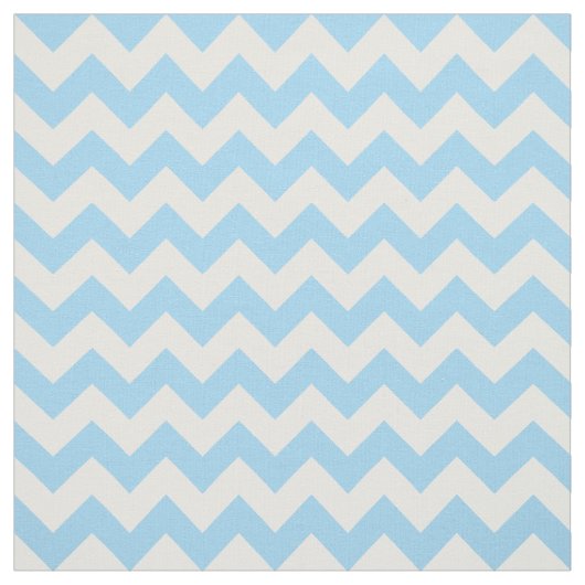 青いジグザグ、青い山形、幾何学模様 ファブリック (見本)