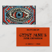 青いジプシーの目 名刺 (正面/裏面)