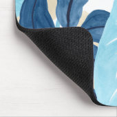 青いジャングル葉 マウスパッド (コーナー)