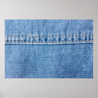 青いジーンズは地味なシューアップをする。 ポスター