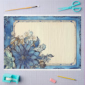青いスイカの花ephemera 薄葉紙 (クラフト)