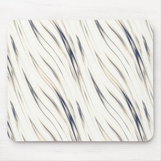 青いスウィッシュ マウスパッド (正面)