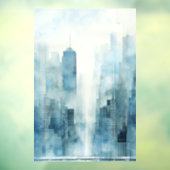 青いスカイライン ウィンドウサイン (シート3)