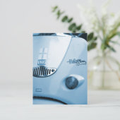 青いスクーター ポストカード (スタンド正面)