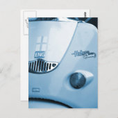 青いスクーター ポストカード (正面/裏面)