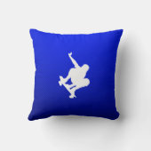 青いスケートボーディング クッション (裏面)