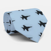 青いスズメバチ(あるF 18のスズメバチ) ネクタイ (ロール)