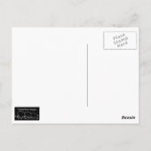 青いスタッグはがき ポストカード (裏面)