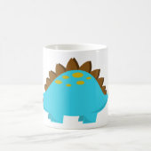 青いステゴサウルスのマグ コーヒーマグカップ (中央)