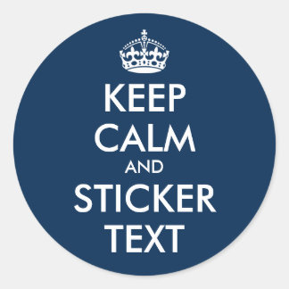 青いステッ保クにつやのある運丸い落ち着き ラウンドシール
