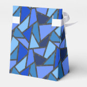 青いステンドグラス模様の色合い フェイバーボックス (裏面サイド)