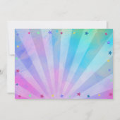 青いストライクで楽しく遊ぼう - ボウリングパーティーの写真付招待状 招待状 (裏面)