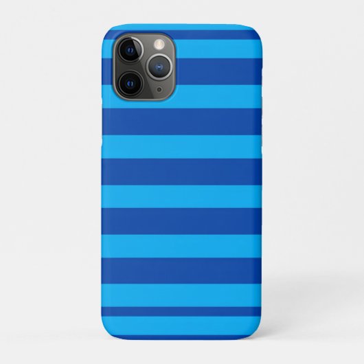 青いストライプのテクスチャ Case-Mate iPhoneケース (裏)