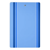 青いストライプクリップボード ミニクリップボード (裏面)