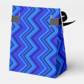 青いストライプジグザグ模様 フェイバーボックス (裏面サイド)
