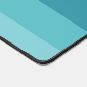 青いストライプパレット デスクマット (コーナー)