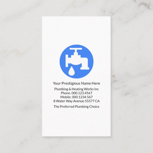 青いストライプ配管画層上の金ゴールド 名刺 (裏面)