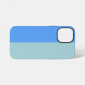 青いストライプ iPhoneケース (裏面横)