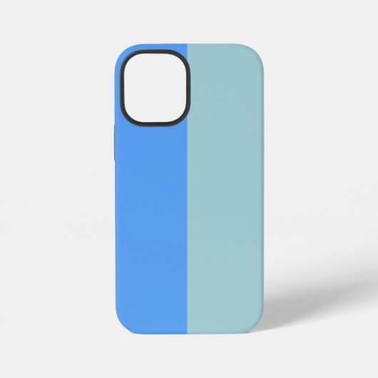 青いストライプ iPhoneケース (裏面)