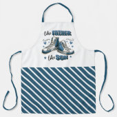 青いスニーカー父親のように、息子のように エプロン (正面)