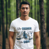 青いスニーカー父親のように、息子のように トライブレンドＴシャツ