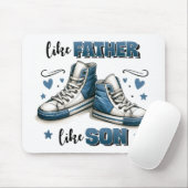 青いスニーカー父親のように、息子のように マウスパッド (マウス)