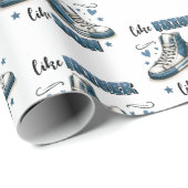 青いスニーカー父親のように、息子のように ラッピングペーパー (ロールコーナー)