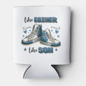 青いスニーカー父親のように、息子のように 缶クーラー (正面)