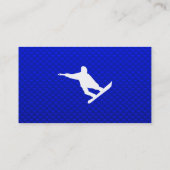 青いスノーボード 名刺 (裏面)