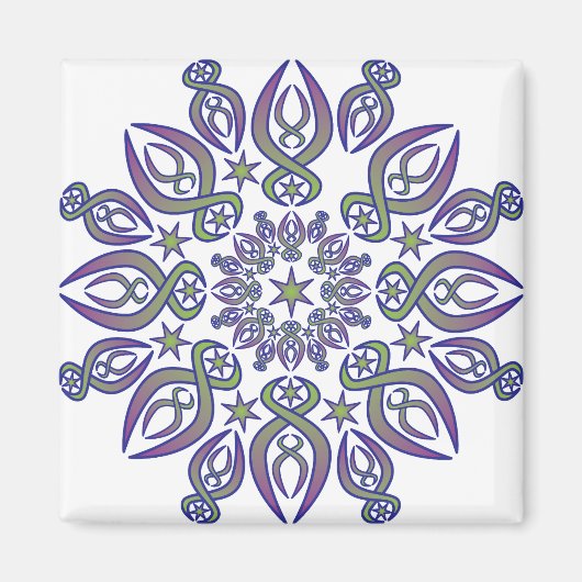 青いスパイク マグネット (正面)