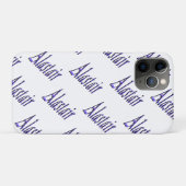 青いスパークリアラステアの名前 Case-Mate iPhoneケース (裏面(横))