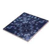 青いスパークル ボケ ライト タイル (側面)