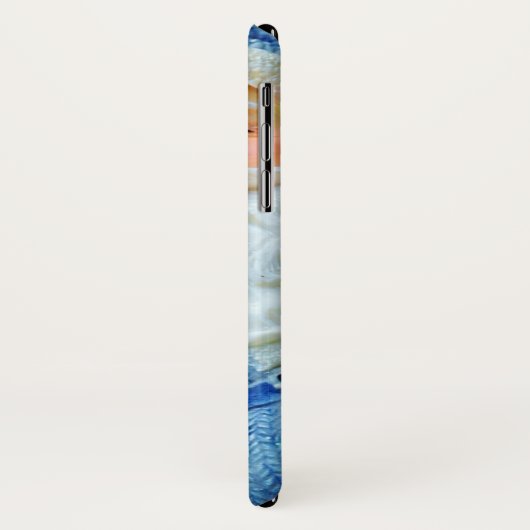 青いスーツを着たサンタクロース Case-Mate iPhoneケース (裏面/左)